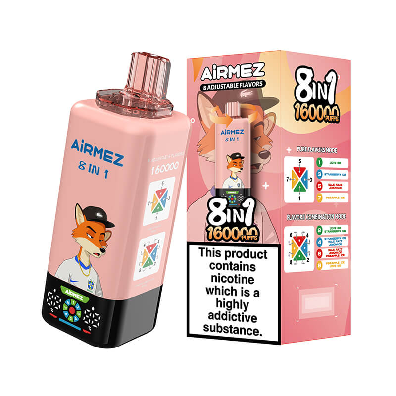 Airmez 160000 Puffs 8 Flavors Disposable Vape