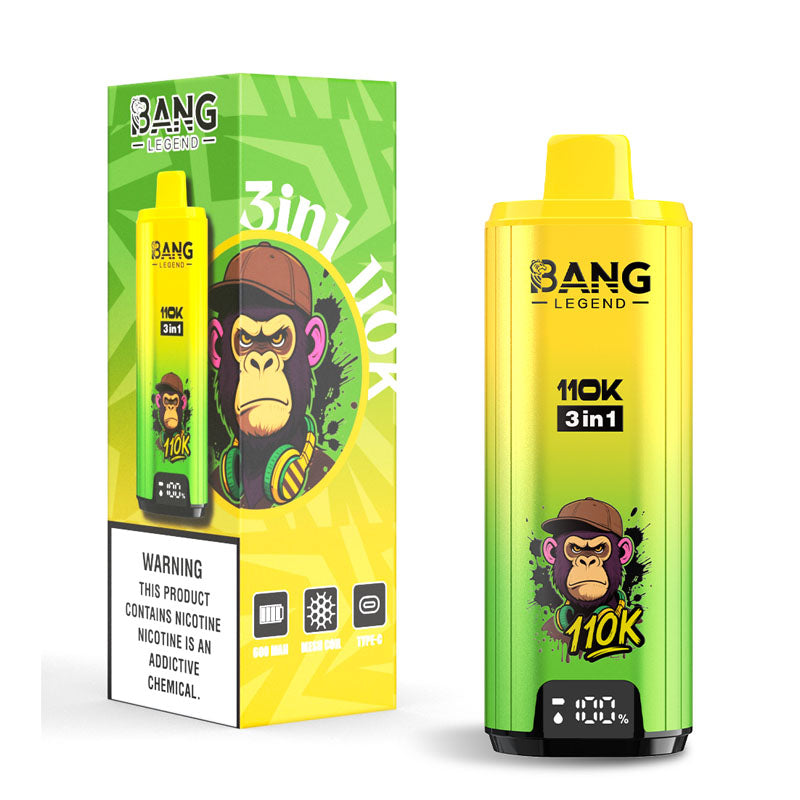 Bang Legend 110000 Puffs 3 Flavors Disposable Vape