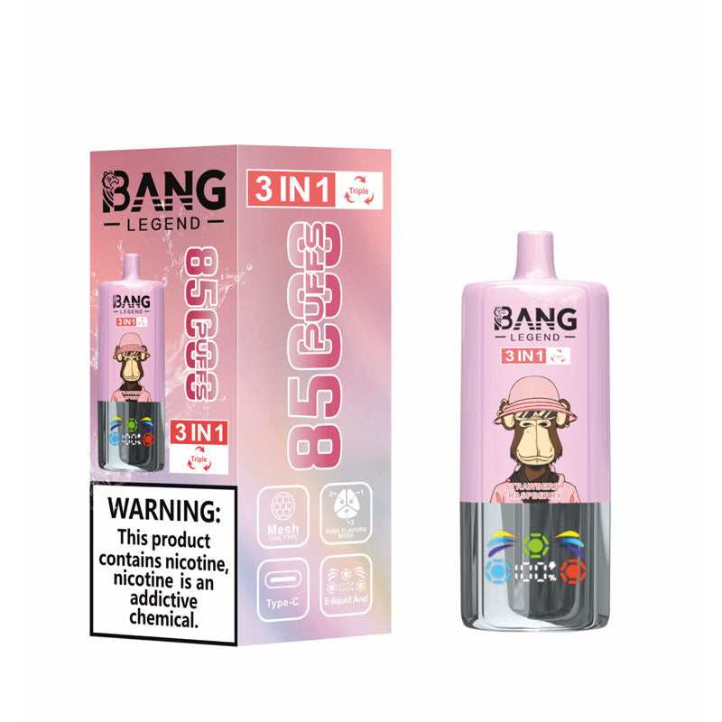 3 in 1 disposable vape Bang Legend 85000 Puffs 3in1 Disposable Vape 85K E-cigarettes