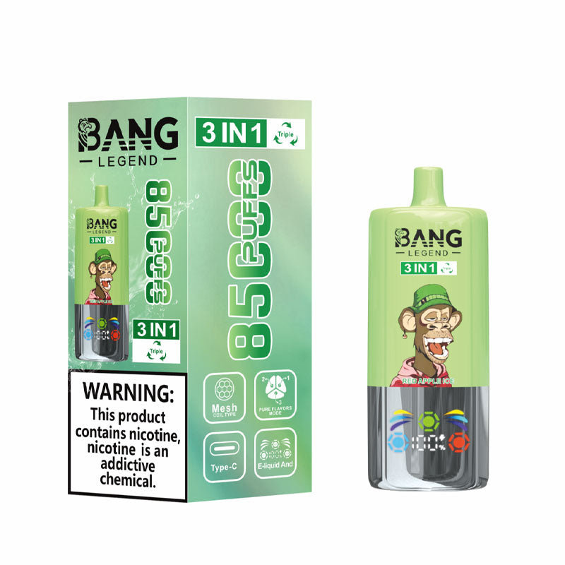 Bang Legend 85000 Puffs Triple Flavors Disposable Vape
