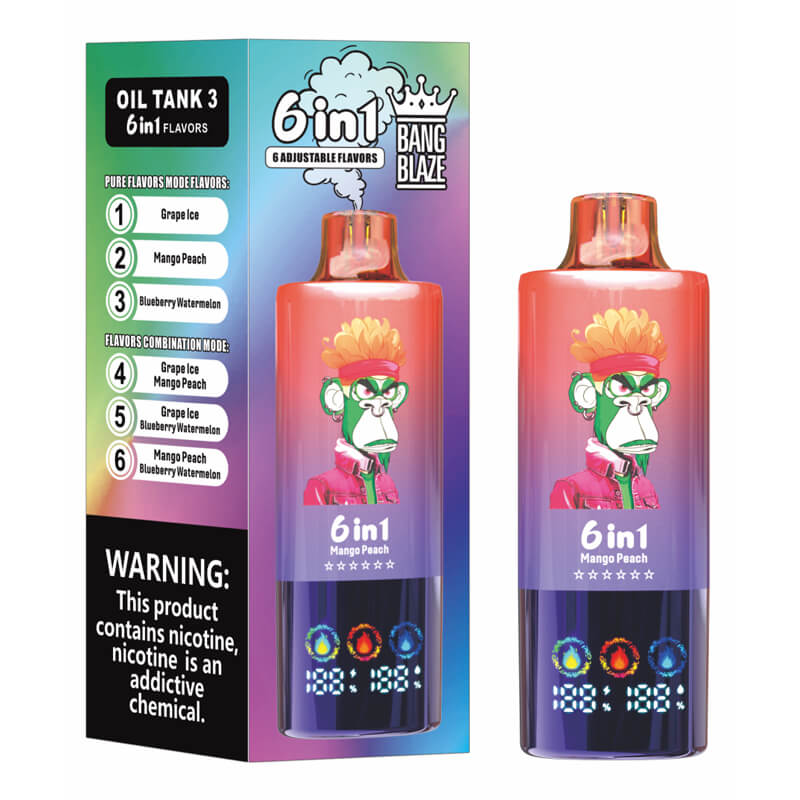 Bang Blaze 100000 Puffs 6 Flavors Disposable Vape