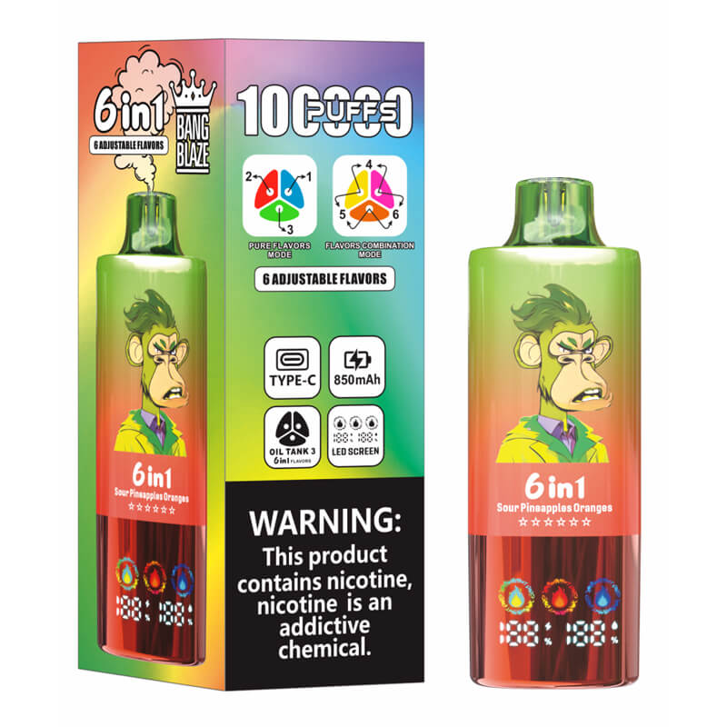 Bang Blaze 100000 Puffs 6 Flavors Disposable Vape