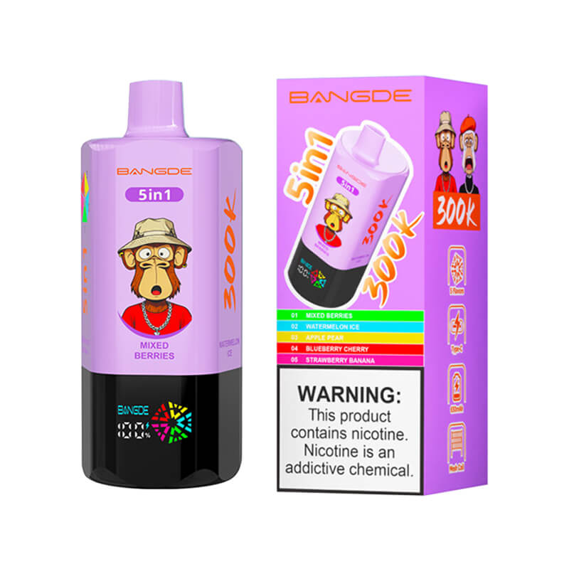 Bang DE 300000 Puffs 5 Flavors Disposable Vape