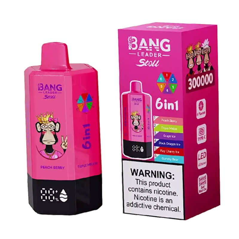 Bang Leader Stoll 300000 Puffs Disposable Vape 300K 6in1 E-cigarettes