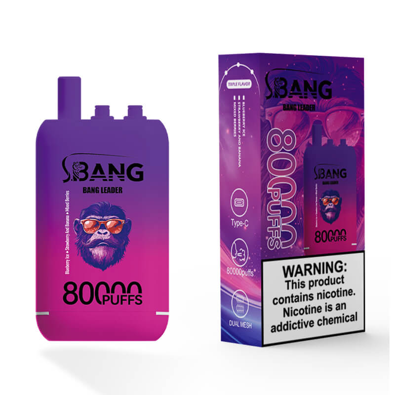 Bang Leader 80000 Puffs 3 Flavors Disposable Vape