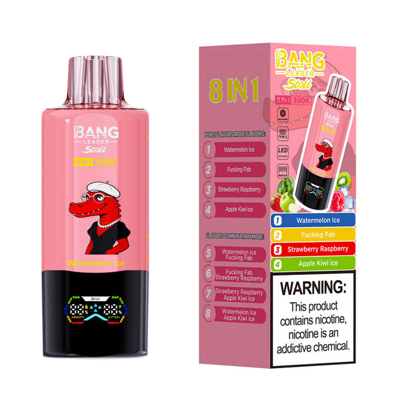 Bang Leager Stoll 350000 Puffs 8in1 Disposable Vape