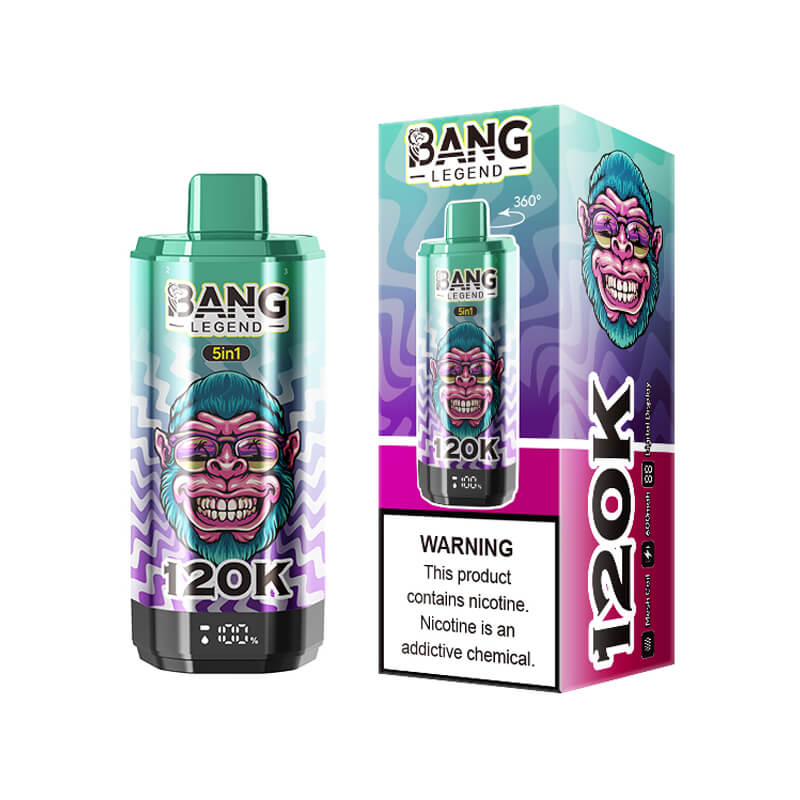 Bang Legend 120000 Puffs 5 Flavors Disposable Vape
