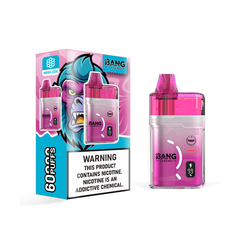 legend disposable vape Bang Geek 60000 Puffs 60K E-cigarettes Vapepenkit Carbon Fibre Black Disposable 1g Vapes, Vapes Select Flavor ::Blue Energize