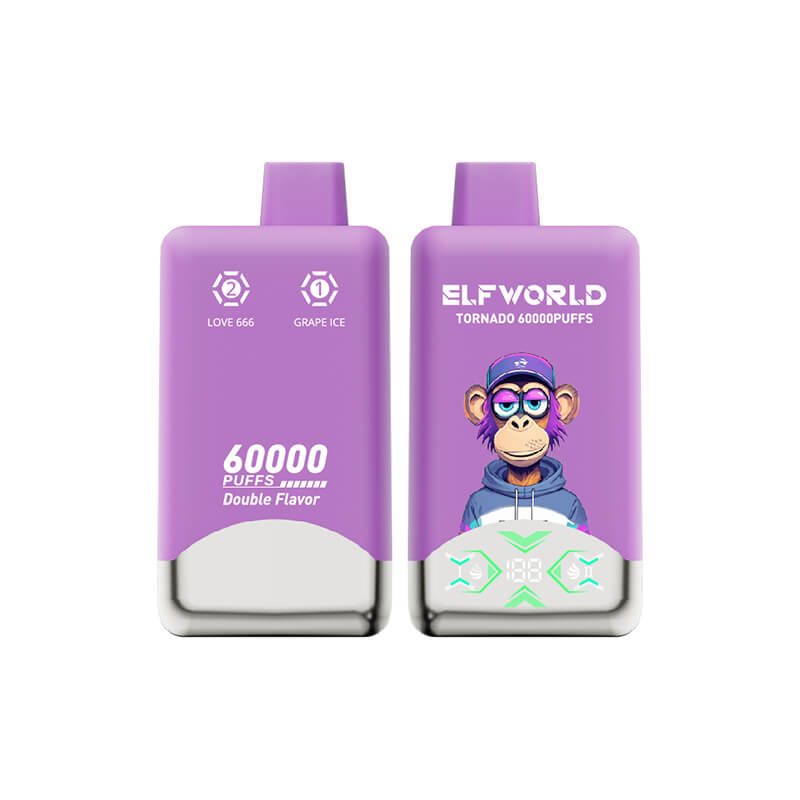 ELFWORLD Tornado 60000 Puffs 2 Flavors Disposable Vape