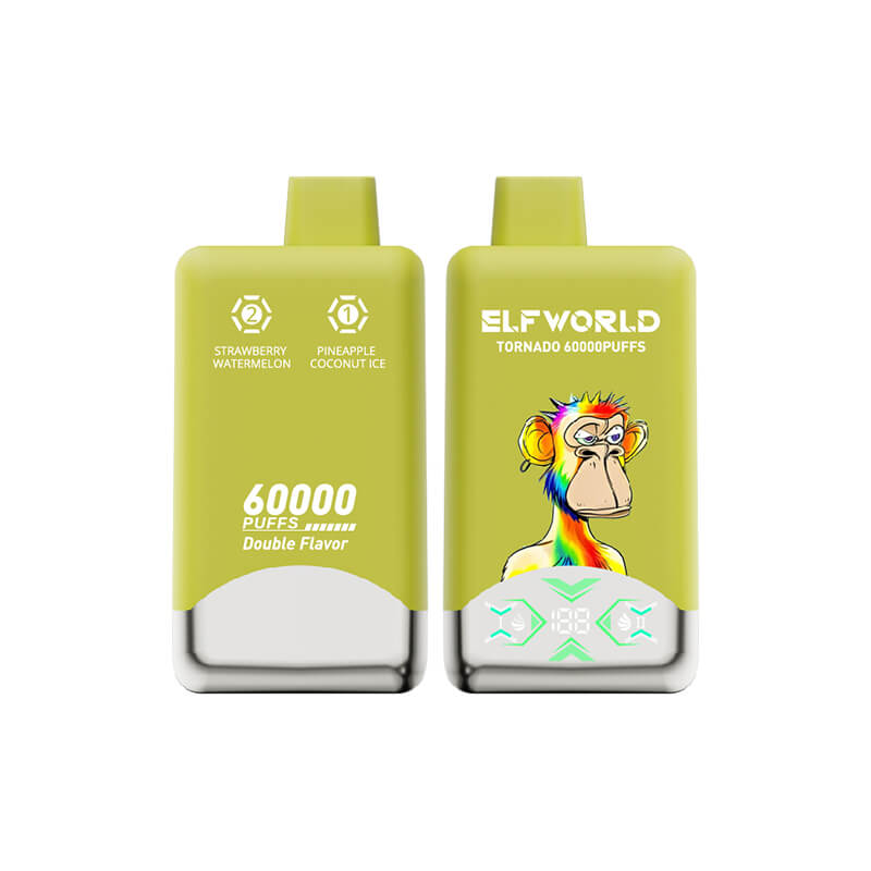 ELFWORLD Tornado 60000 Puffs 2 Flavors Disposable Vape