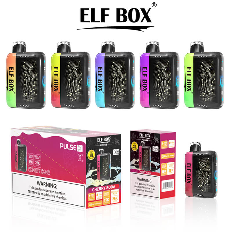 ELF BOX Pulse X 25000 Puffs Disposable Vape - Vapepenkit ELF BOX Pulse X 25000 Puffs Disposable Vape - Vapepenkit