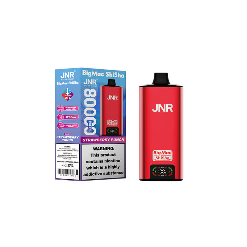 JNR Big Mac Shisha 80000 Puffs DTL Disposable Vape