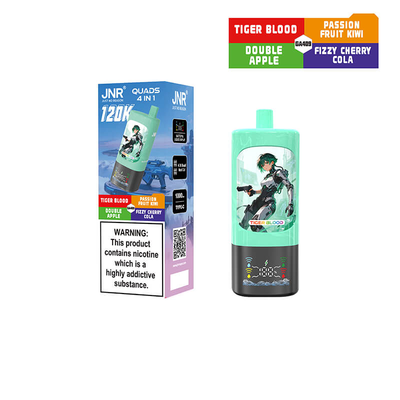 JNR Quads 120000 Puffs 4in1 Disposable Vape
