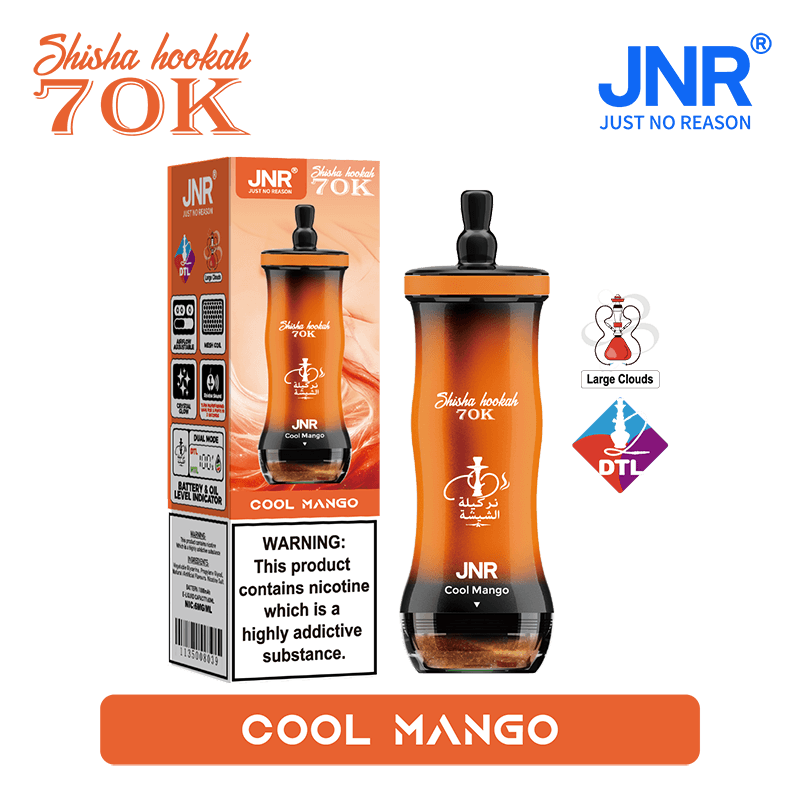 JNR Shisha Hookah 70000 Puffs Disposable Vape