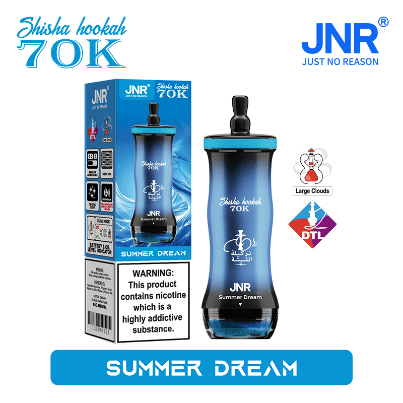 JNR Shisha Hookah 70000 Puffs Disposable Vape