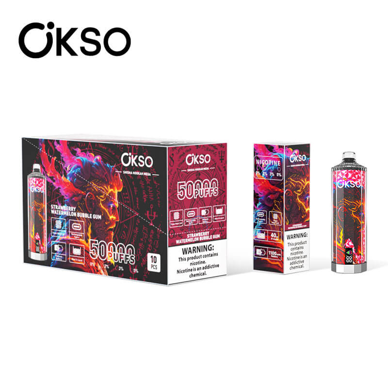 OKSO Shisha Hookah Mega 50000 Puffs Disposable Vape