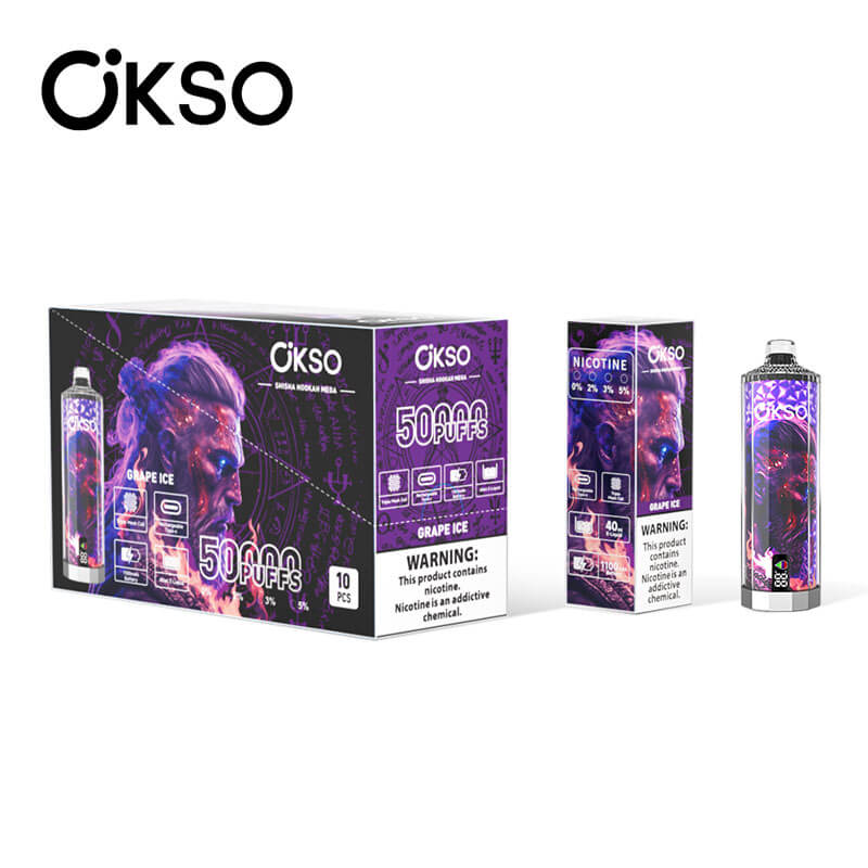 OKSO Shisha Hookah Mega 50000 Puffs Disposable Vape