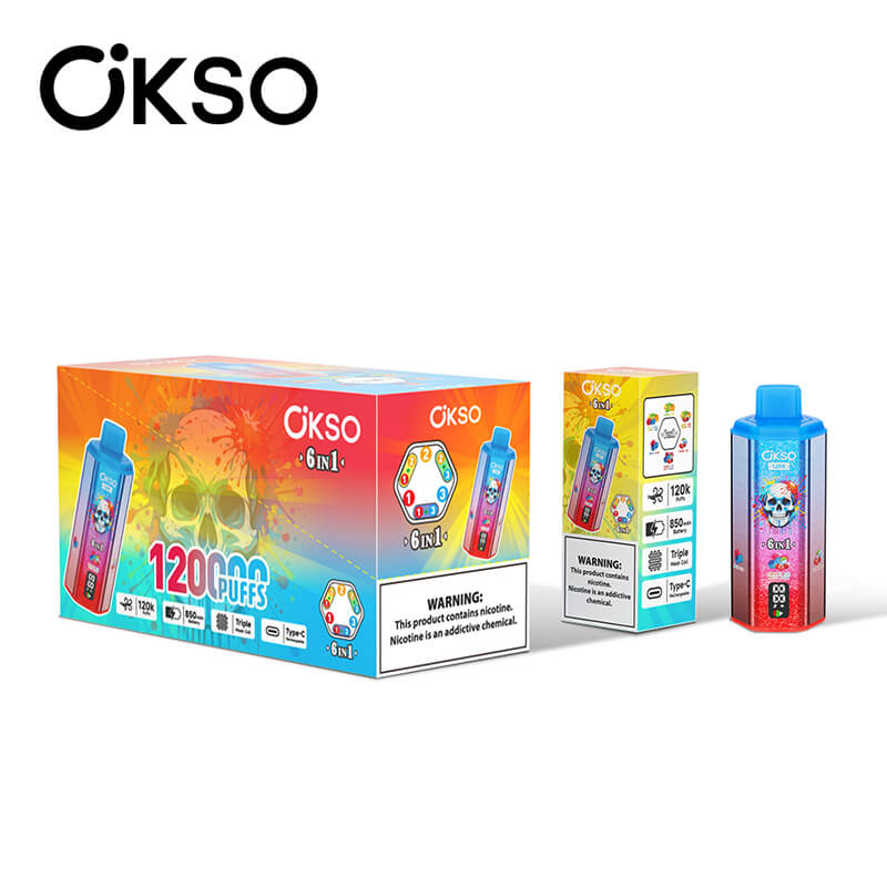 OKSO 120000 Puffs 6 Flavors Disposable Vape