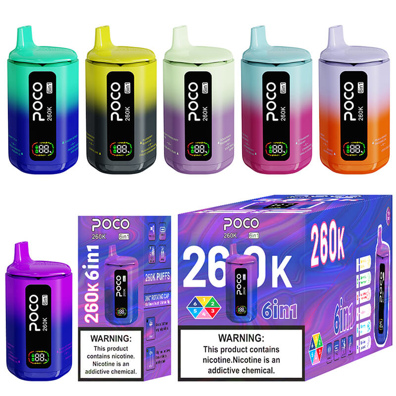POCO 260K 6in1 260000 Puffs Disposable Vape