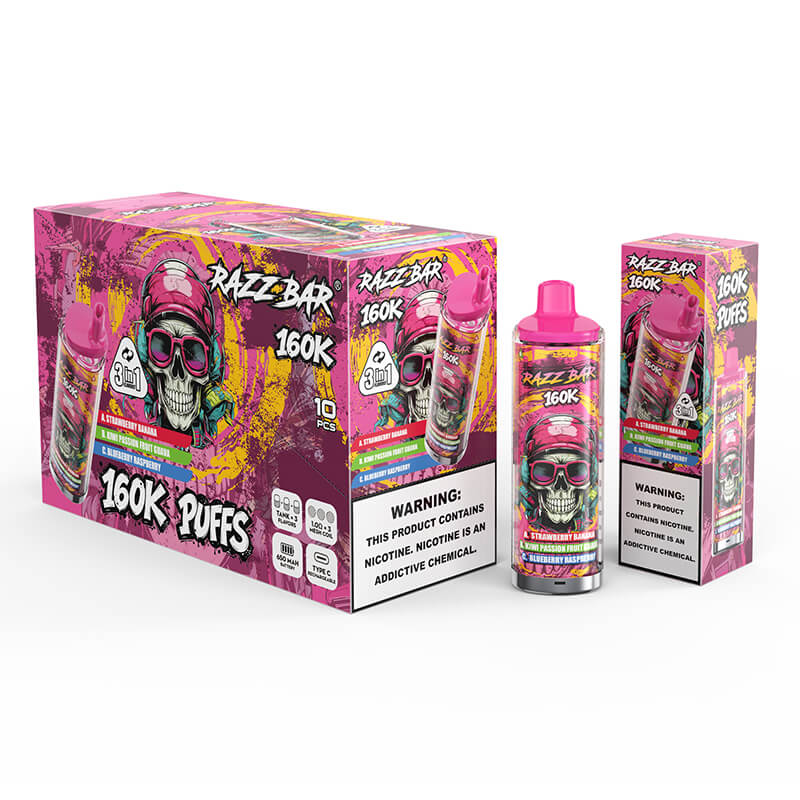 Razz Bar 160000 Puffs 3in1 Disposable Vape