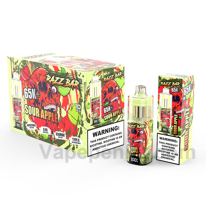 Razz Bar 65000 Puffs Disposable Vape