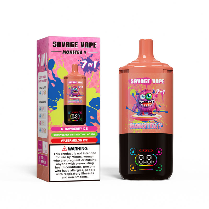 cookies x the freak brothers disposable vape how to use VAPME Monster 16000 Puffs Original LED Display Edition Disposable Vape Pen main image 1