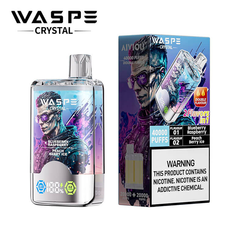WASPE Crystal 40000 Dual Flavors Disposable Vape