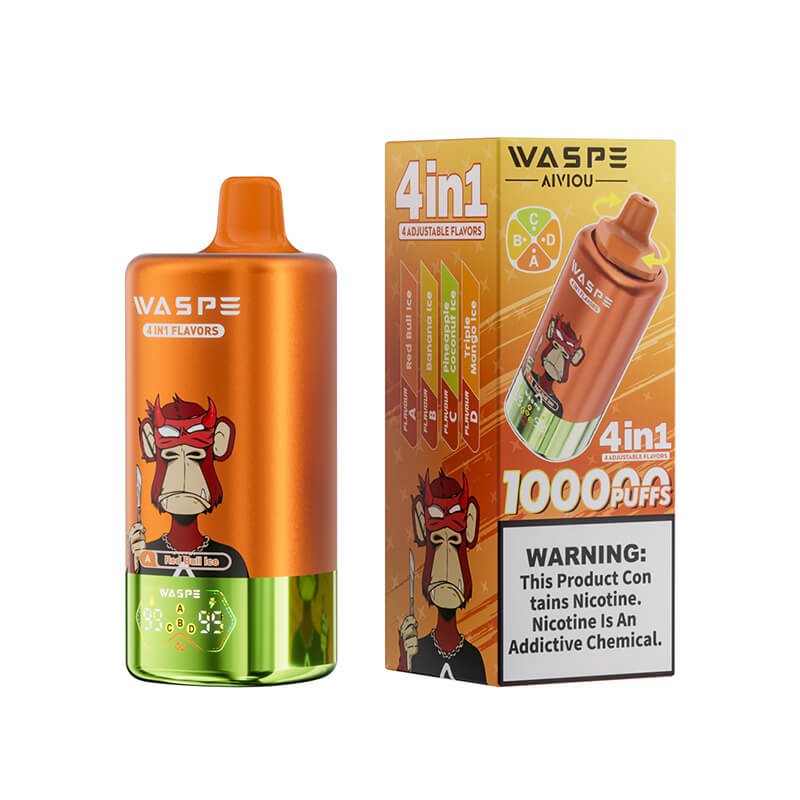 WASPE 100000 Puffs 4in1 Flavors Disposable Vape