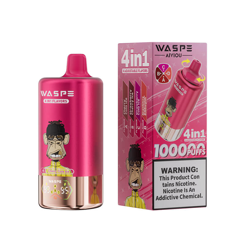 WASPE 100000 Puffs 4in1 Flavors Disposable Vape