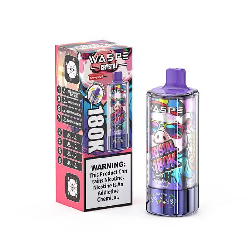 Waspe Crystal 180000 Puffs 8in1 Disposable Vape