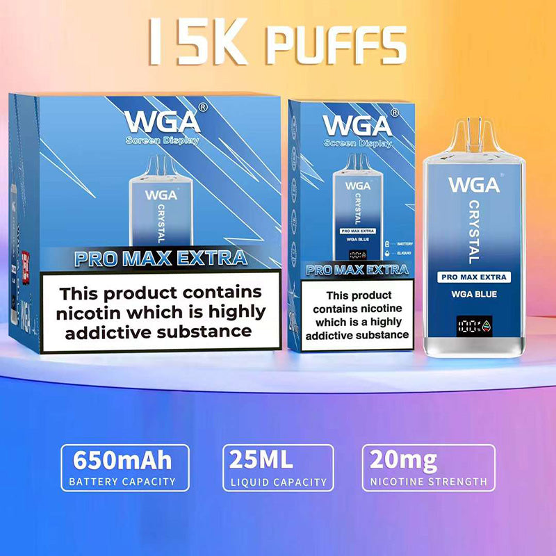 WGA Crystal Pro Max 15000 Puffs Disposable Vape