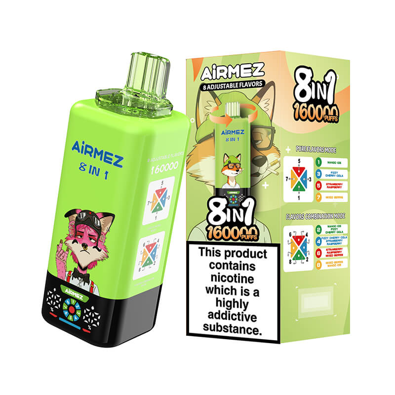 Airmez 160000 Puffs 8 Flavors Disposable Vape