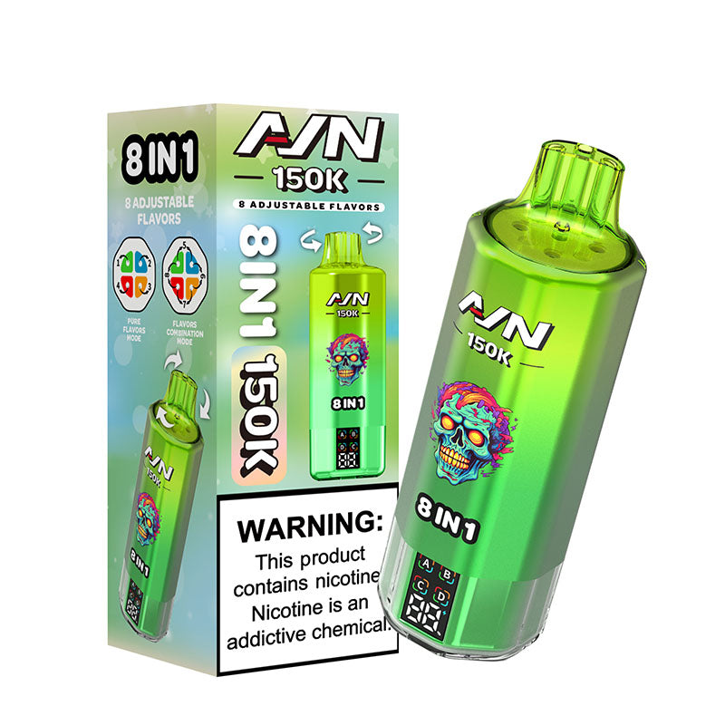 Aivono Aim Avn 150000 Puffs 8in1 Flavors Disposable Vape