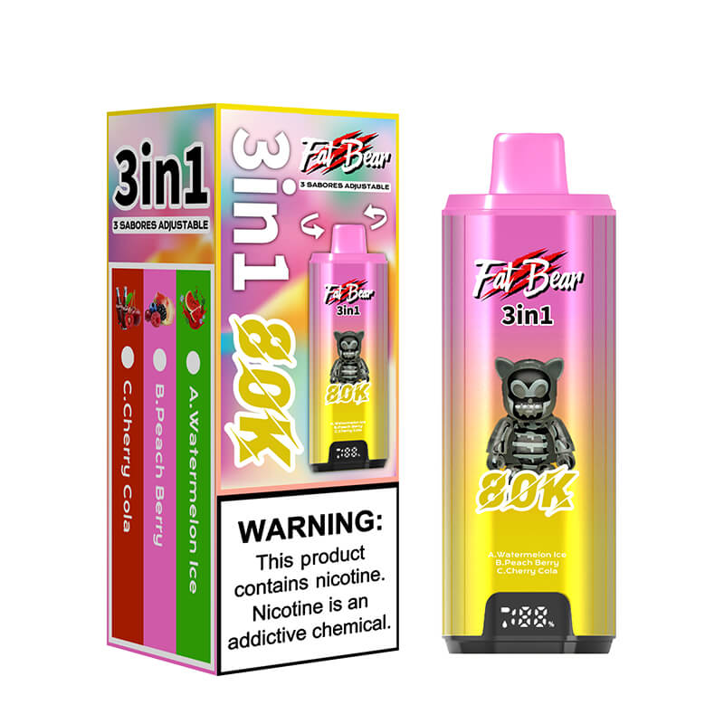 Aivono Aim Fatbear 80000 Puffs 3in1 Disposable Vape 80K E-cigarettes Aivono Aim Fatbear 80000 Puffs 3in1 Disposable Vape 80K E-cigarettes