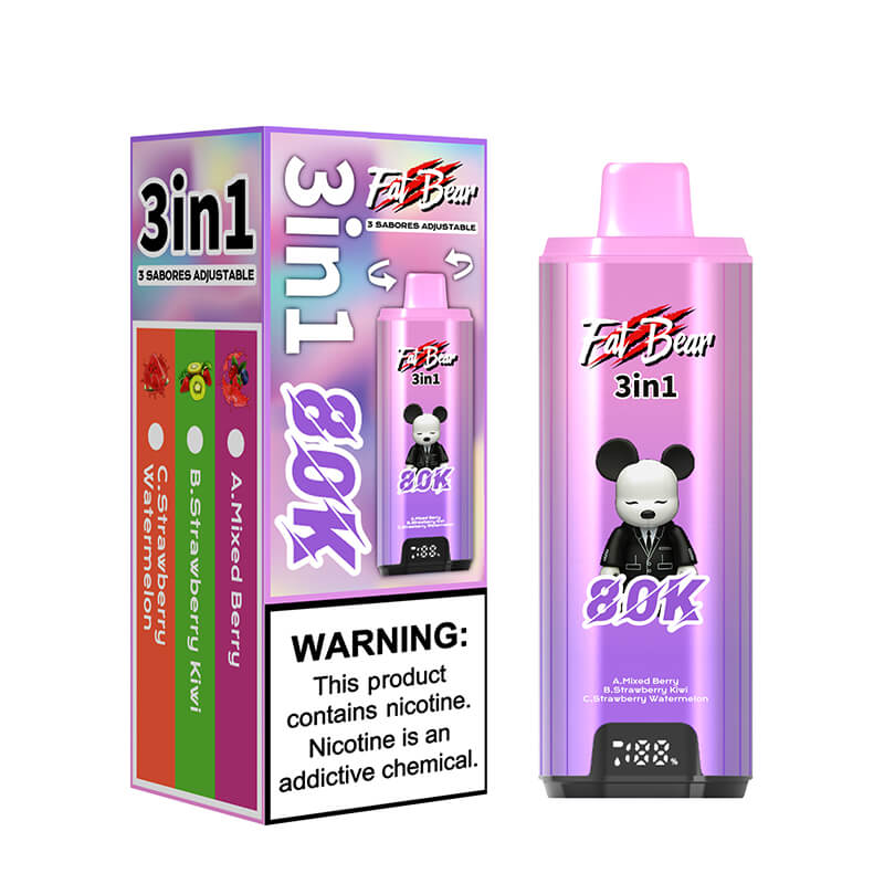 Aivono Aim Fatbear 80000 Puffs 3in1 Disposable Vape 80K E-cigarettes Aivono Aim Fatbear 80000 Puffs 3in1 Disposable Vape 80K E-cigarettes