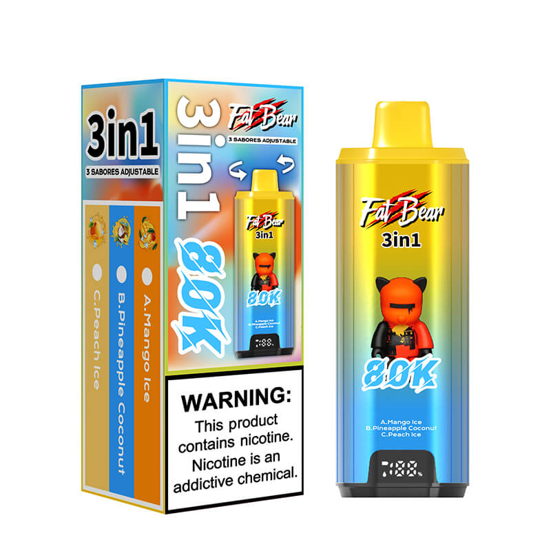 bear disposable vape Aivono Aim Fatbear 80000 Puffs 3in1 Disposable Vape 80K E-cigarettes