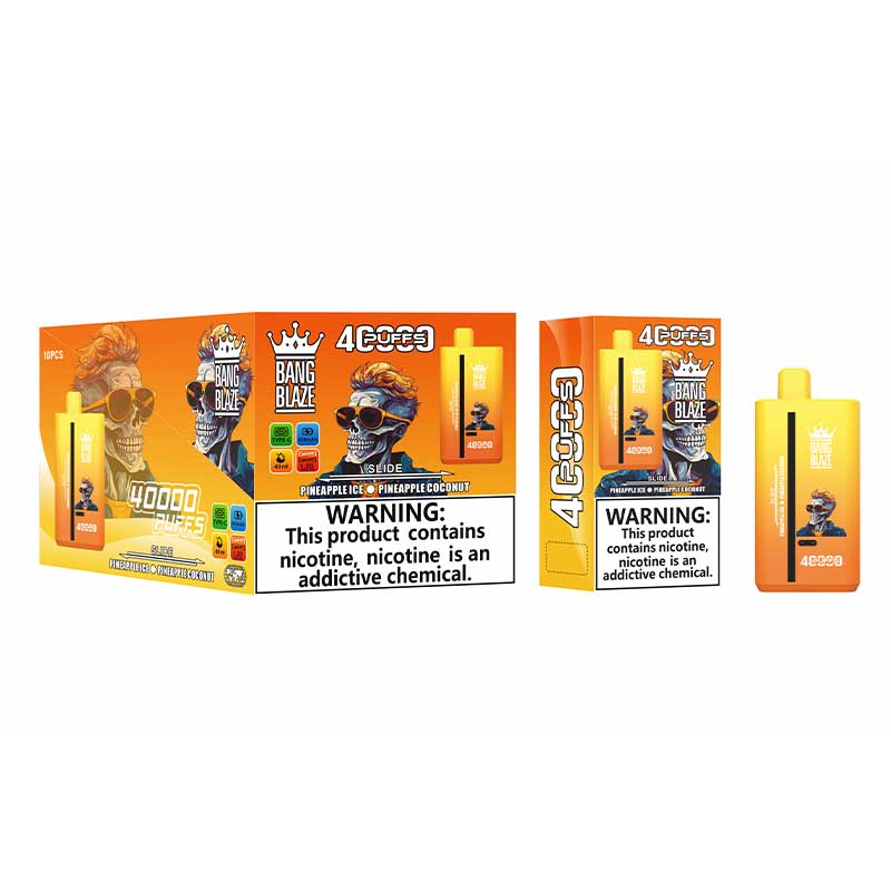Bang Blaze 40000 Puffs 2in1 Disposable Vape 40K E-cigarettes - Vapepenkit Bang Blaze 40000 Puffs 2in1 Disposable Vape 40K E-cigarettes - Vapepenkit
