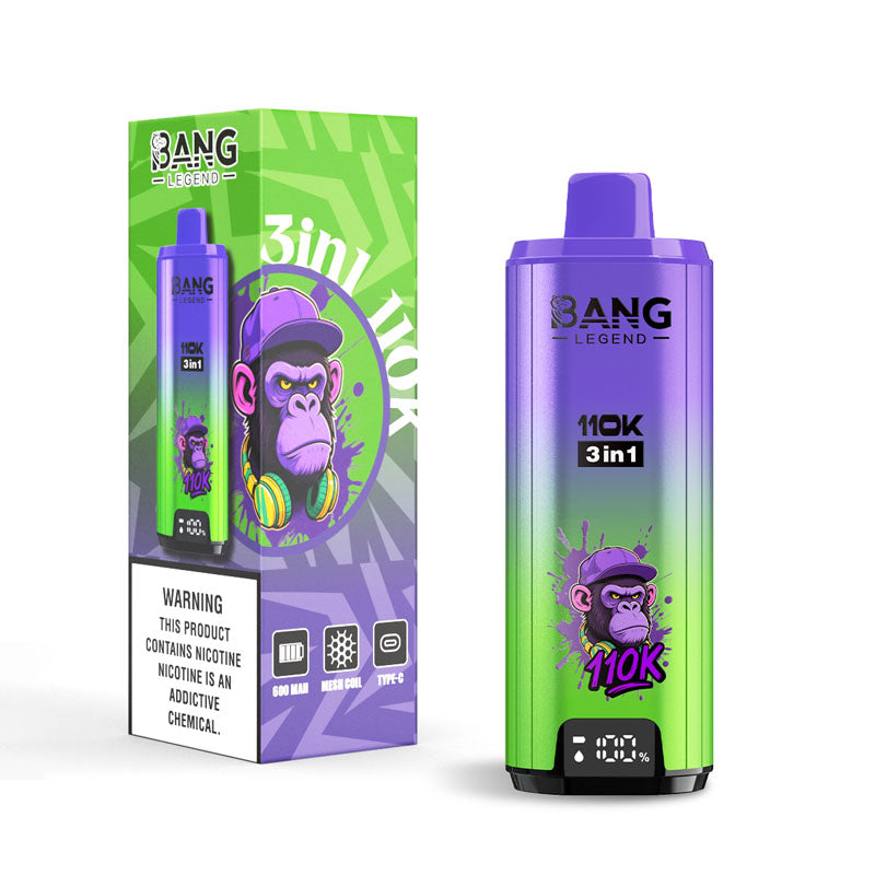 Bang Legend 110000 Puffs 3 Flavors Disposable Vape