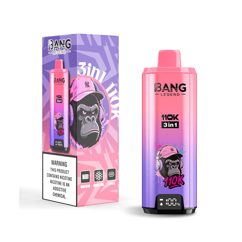 Bang Legend 110000 Puffs 3 Flavors Disposable Vape