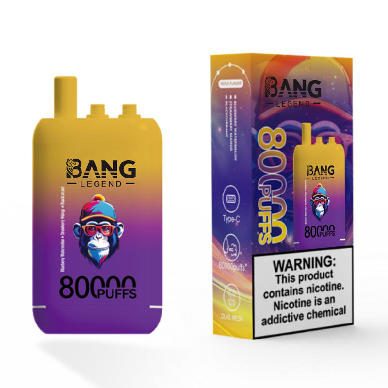Bang Legend 80000 Puffs 3 Flavors Disposable Vape