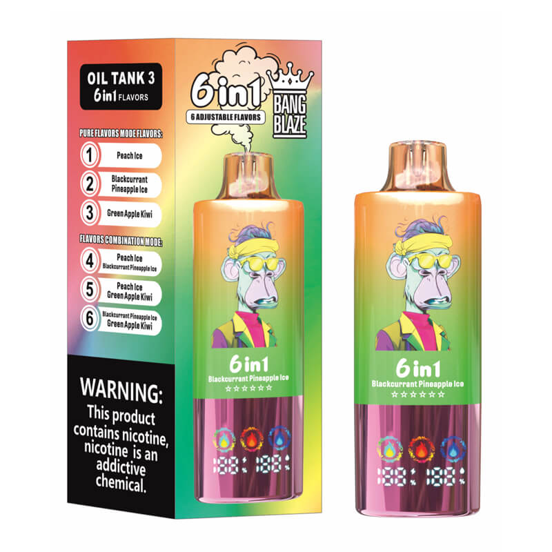 Bang Blaze 100000 Puffs 6 Flavors Disposable Vape