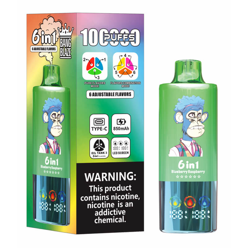 Bang Blaze 100000 Puffs 6 Flavors Disposable Vape