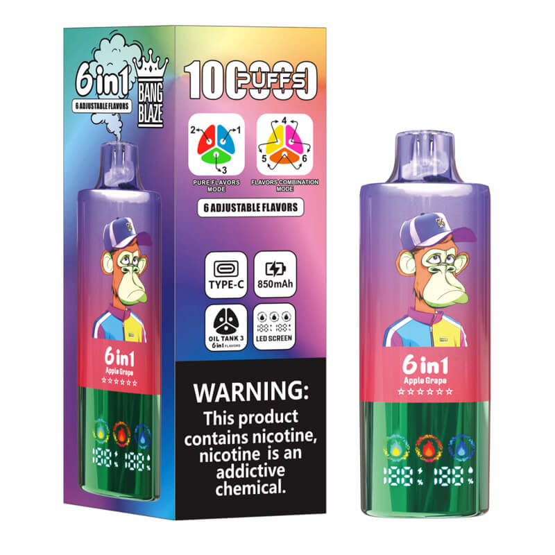 Bang Blaze 100000 Puffs 6 Flavors Disposable Vape