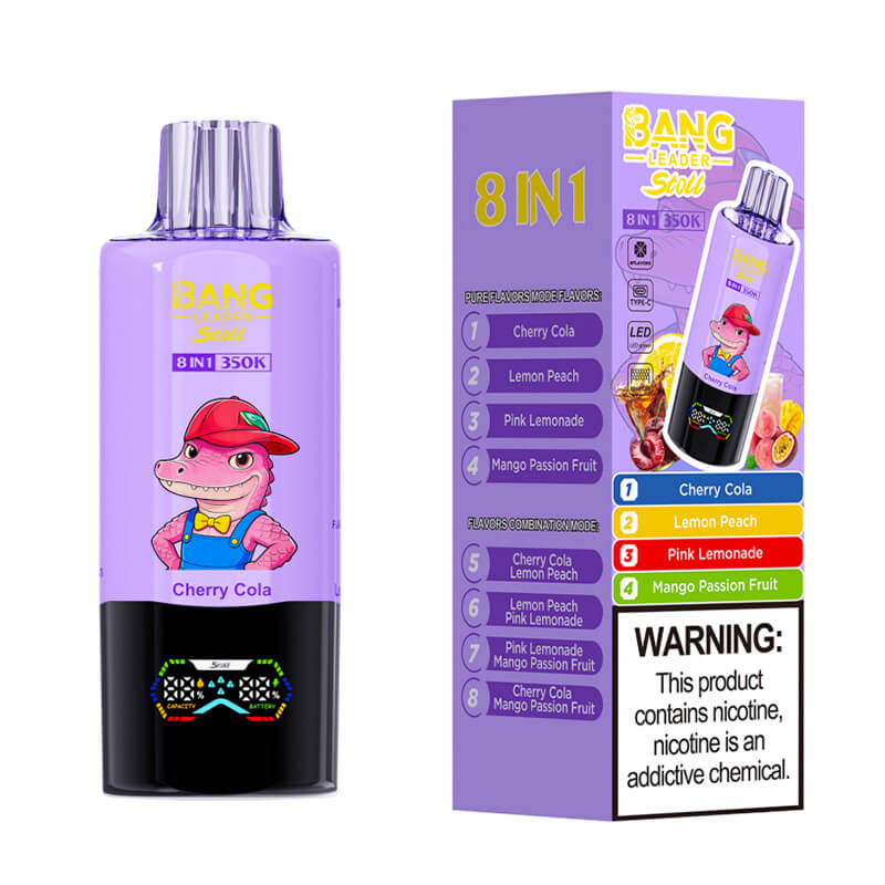 Bang Leager Stoll 350000 Puffs 8in1 Disposable Vape
