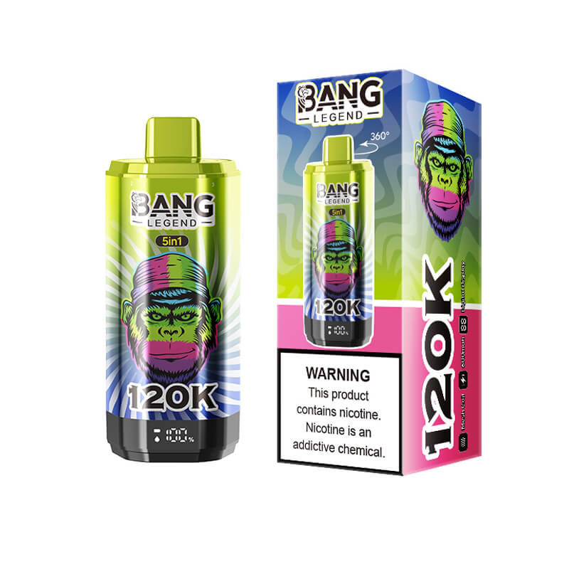 Bang Legend 120000 Puffs 5in1 Disposable Vape 120K E-cigarettes - Vapepenkit Bang Legend 120000 Puffs 5in1 Disposable Vape 120K E-cigarettes - Vapepenkit