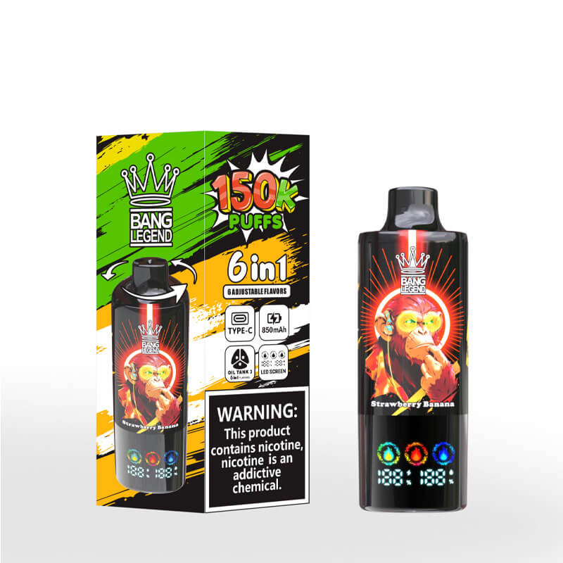 Bang Legend 150000 Puffs 6in1 Disposable Vape
