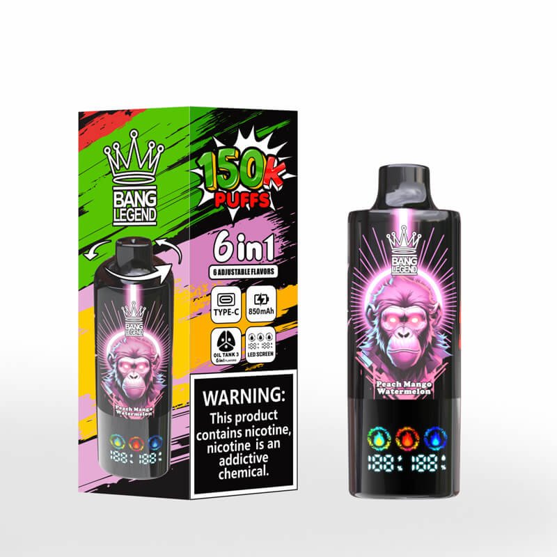 Bang Legend 150000 Puffs 6in1 Disposable Vape 150K E-cigarettes Bang Legend 150000 Puffs 6in1 Disposable Vape 150K E-cigarettes