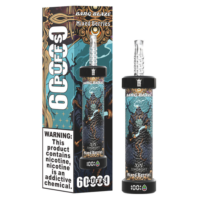 Bang Blaze 60000 Puffs Disposable Vape 60K E-cigarettes - Vapepenkit Bang Blaze 60000 Puffs Disposable Vape 60K E-cigarettes - Vapepenkit