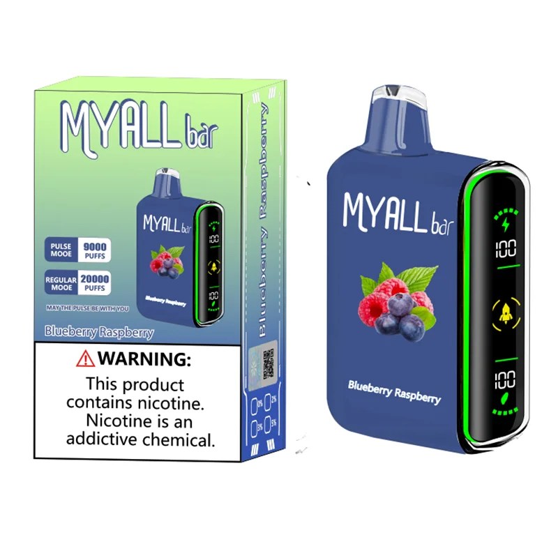 Blueberry Raspberry MYALL Bar 20000 Puffs Disposable Vape