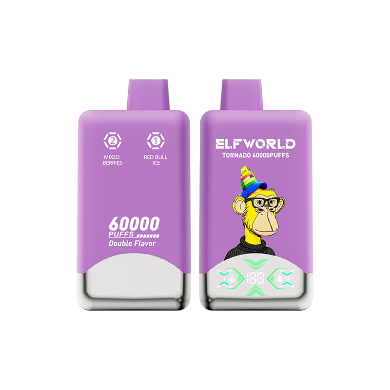ELFWORLD Tornado 60000 Puffs 2 Flavors Disposable Vape